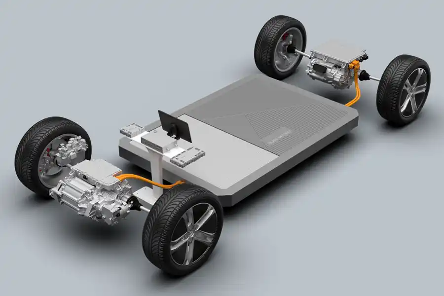 An schematic image of BYD e-platform 3 platform