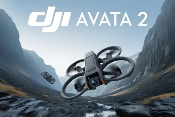 A picture of DJI Avata 2, a FPV drone, in action