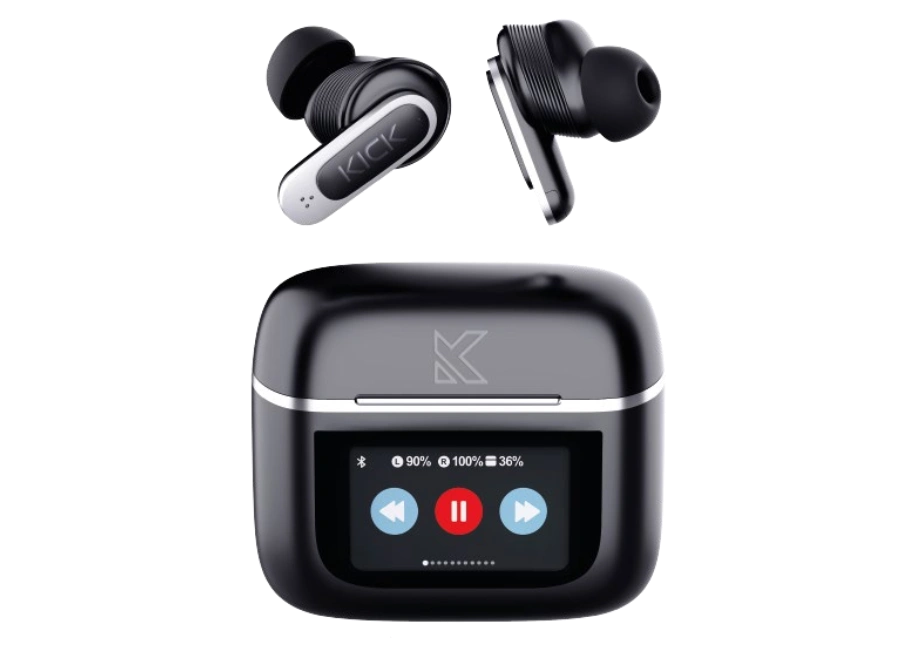 Kick Zenbuds Multifunctional Charging Case with Touch LCD